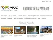 Tablet Screenshot of internationalteflacademy-register.com